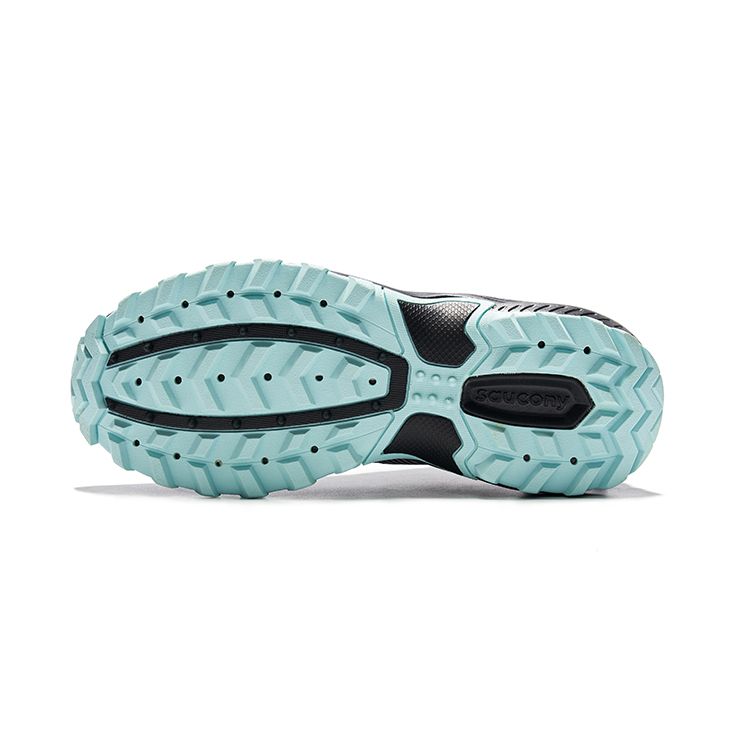 Saucony Excursion Comfortable Non-Slip Rebound Low-Top Trail Running Shoes Women sneaker Black Blue S10744-56