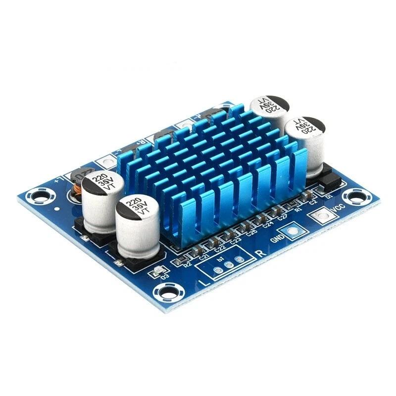 XH-A232 Digital Audio Power Amplifier Board 30W+30W 2.0 Channel Stereo Output Low Noise for Desktop Audio System DIY