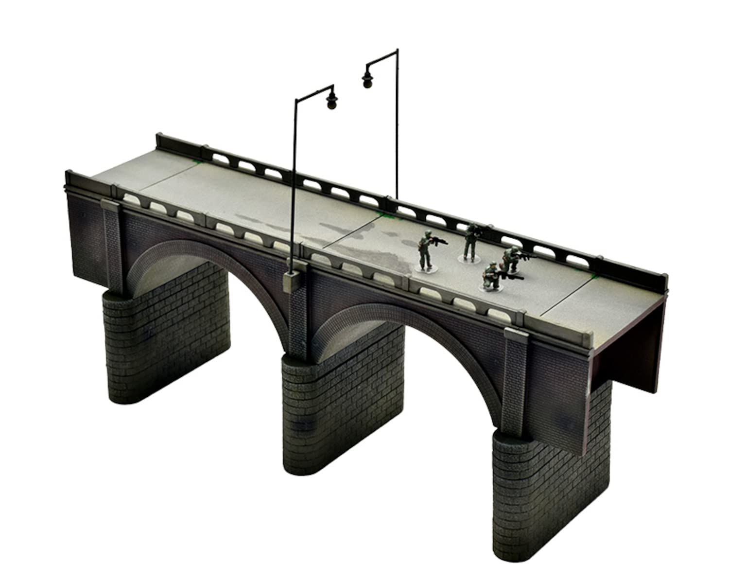 

Tomytec Diocolle Combat Series DCM13 Ruined Bridge Plastic Model 316343 1/144 Pre-painted чёрный
