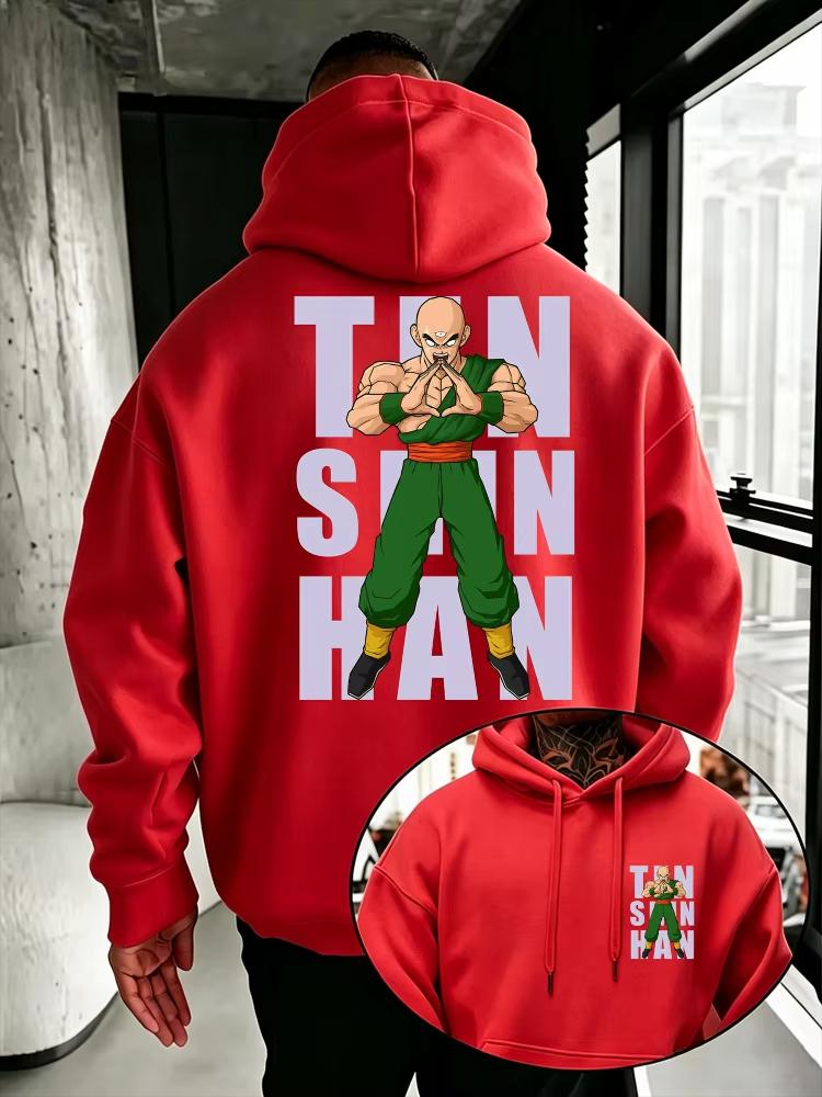Dragon Ball Erkek Kapüşonlu Sweatshirt Yüksek Kalite Sıcak Sonbahar Kış Pullover Eşofman Üstü Sokak Tarzı Günlük Uzun Kollu Üst