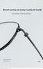 2026 Ultra-Light Pure Titanium Unisex Eyeglasses Frame, Slim Square Design, Compatible with Myopia Lenses