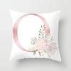 Pillow Cover Decorative Pink Letter Printed Cushion Covers 45*45 Pillowcase Sofa Cushions Polyester Cuscini Decorativi