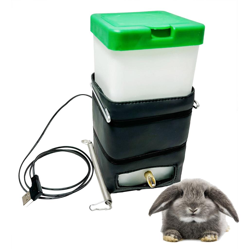 USB Automatic Water Feeder Mounted Firing Pin Head Water Dispenser Watering Drinking Bottle Rabbit Pet Watering Supplies