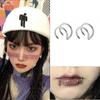 Titanium Steel Multi-Purpose Lip Clip Ear Clip Earrings For Men Women Unisex Punk Cool Hip-Hop Non-Piercing Jewelry