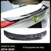 Compatible Rear Spoiler for 2016-2020 Tenth Gen Civic R-Style, Large Ducktail Wing, No-Drill Required