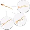 Metal Duckbill Clips for Styling and Hair Care Hand-pushed Corrugated Hair Clipsand Hair Root Voluminous Positioning Clips