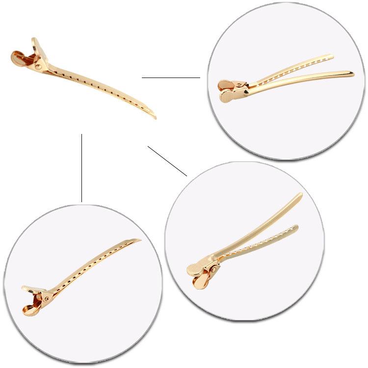 Metal Duckbill Clips for Styling and Hair Care Hand-pushed Corrugated Hair Clipsand Hair Root Voluminous Positioning Clips