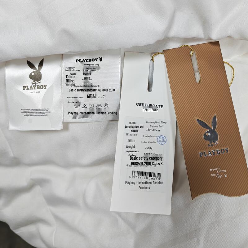 Playboy Cotton Mattress Pad