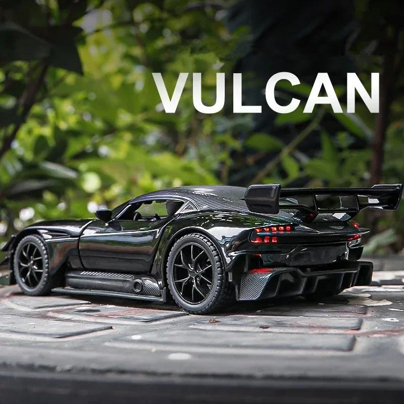 LYZRC Nové 1:32 Aston Martin VULCAN sportovní auto Simulace Odlévaný Kovová Slitina Model auta Zvuk Světlo Natahovací Kolekce Dětská Hračka Dárky
