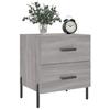 VidaXL Bedside Tables 2 Pcs Sonoma Grey 40x35x47.5 Cm 827337