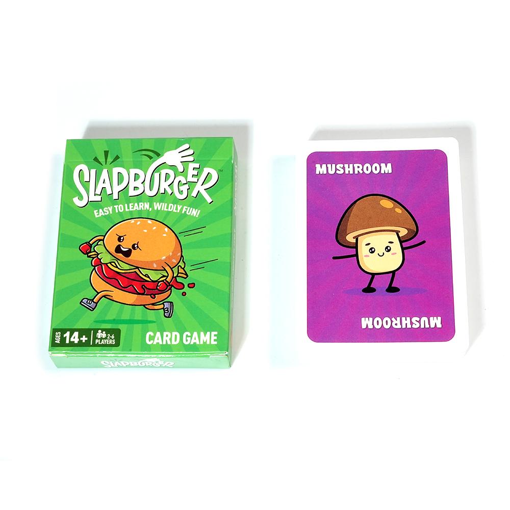Slapburger Card Game Fast Paced Family Fun Cards for Birthdays Classroom Camping Game Night Friends
