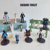 Skibidi Toilet Toy Figures Premium Material 12 Distinct Characters Lifelike And Perfect For Collecting Characters)