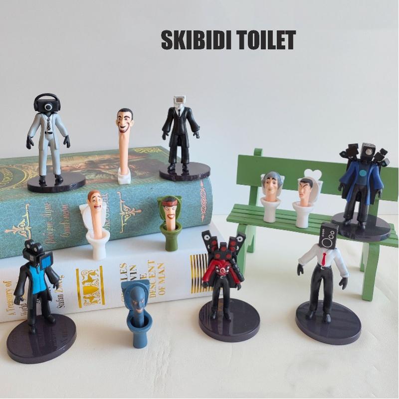 Skibidi Toilet Toy Figures Premium Material 12 Distinct Characters Lifelike And Perfect For Collecting Characters)