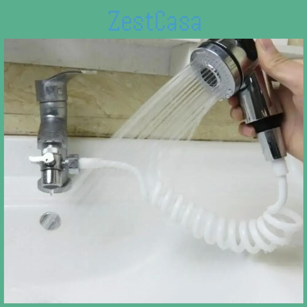 Head Holder Hand Quick Shower Connect Sink Hose Spray Set For Hair Washing Pet Bath Sprinkler Extension Sprinkling Nozzle