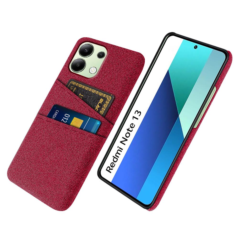 For Xiaomi Redmi Note 13 4G Phone Case Hard Protective Cover with Dual Card Holder