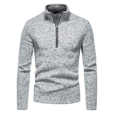 Hochwertige, dicke, warme Jacke für Herren, Pullover mit Reißverschluss am Hals, Herren-Sweatshirt, Softshell-Herrenjacke in Übergröße