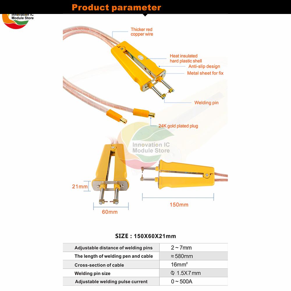 HB-71B Pulse Welding Spot Welding Pen Suitable For 709A 709AD 797DH Series Spot Welding Machine Welding Lithium Battery