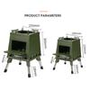 Camping Windproof Foldable Portable Gas Stove Outdoor Barbecue Camping Fire Table Picnic Stove