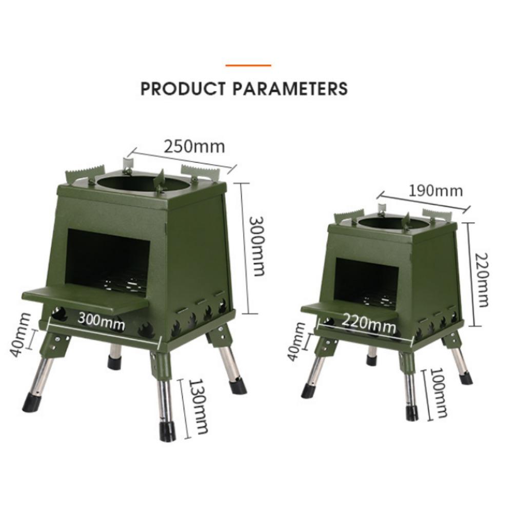 Camping Windproof Foldable Portable Gas Stove Outdoor Barbecue Camping Fire Table Picnic Stove