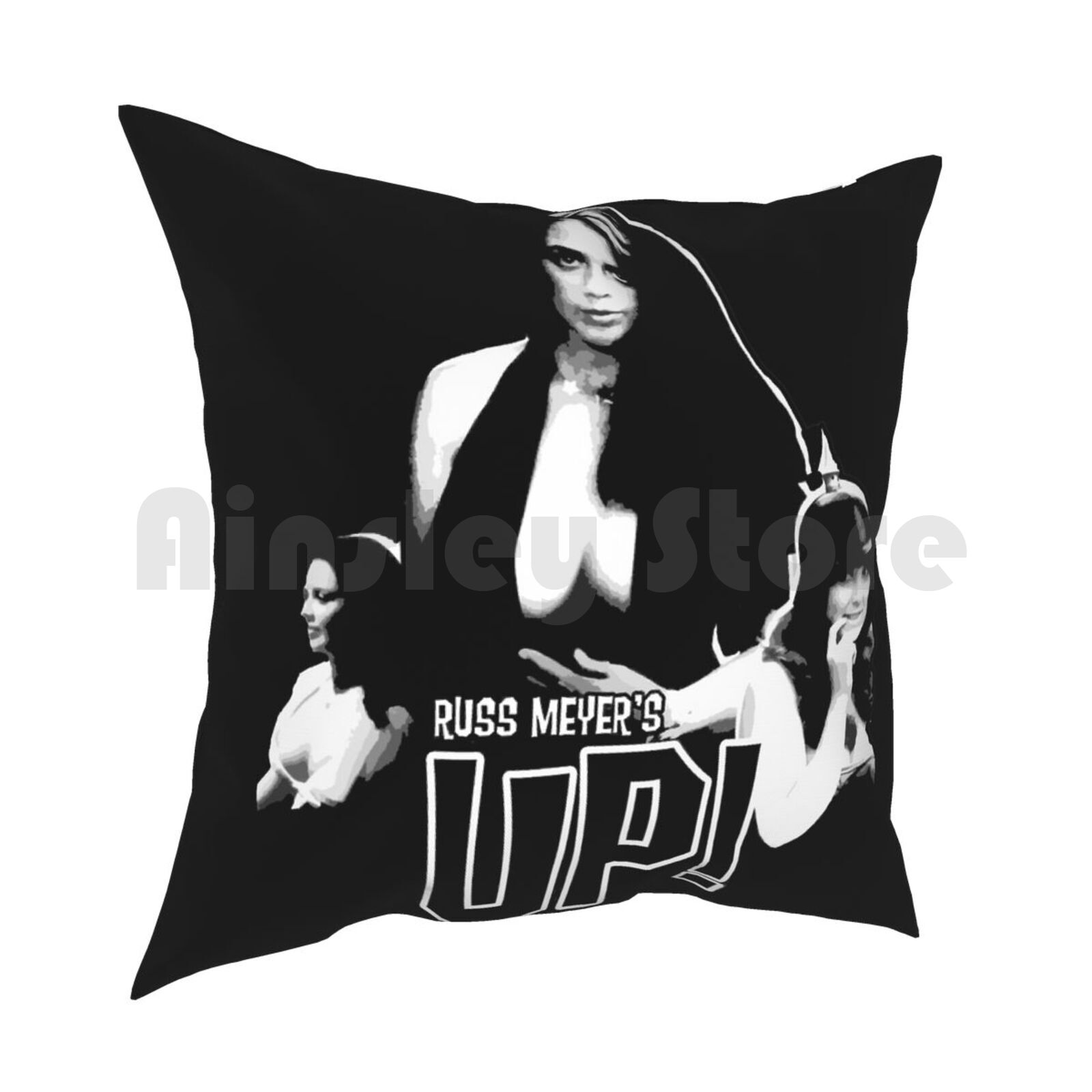 Up Pillow Case Printed Home Soft DIY Pillow Cover Russ Meyer Exploitation Exploitation Films Movies Vintage Movies Retro 30x30cm 12x12in
