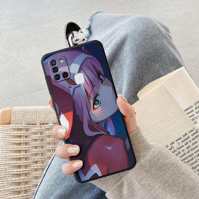 Case For Samsung Galaxy A10s A02 A01 A50 A02s A10 A20e A03 Core A04 A03s A04s Cute Anime Zero Two Darling In The Franxx Cover