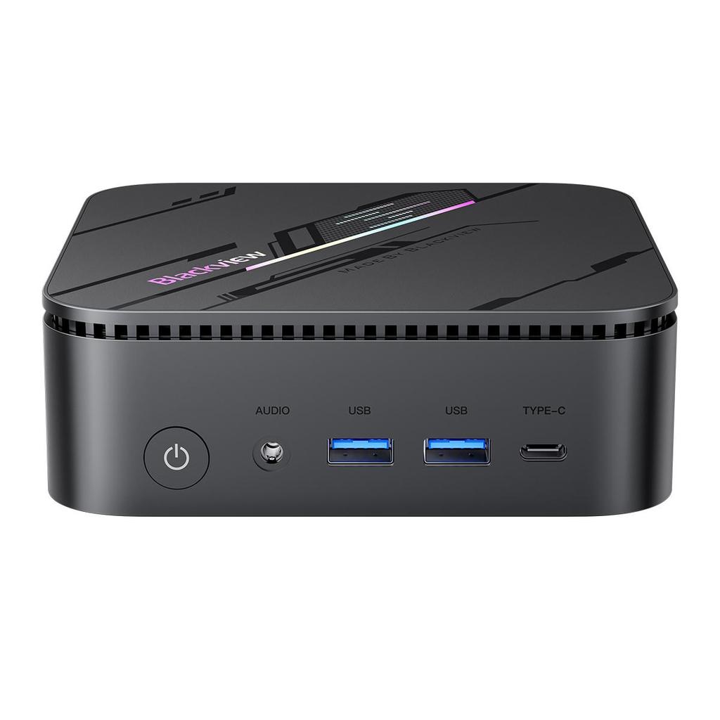 Mini PC Blackview MP100 Pro AMD Ryzen™ 5 7430U (Až 4,3 GHz) 16 GB RAM512 GB SSD Radeon™ RX Vega 7 Windows 11 Pro MINI PC