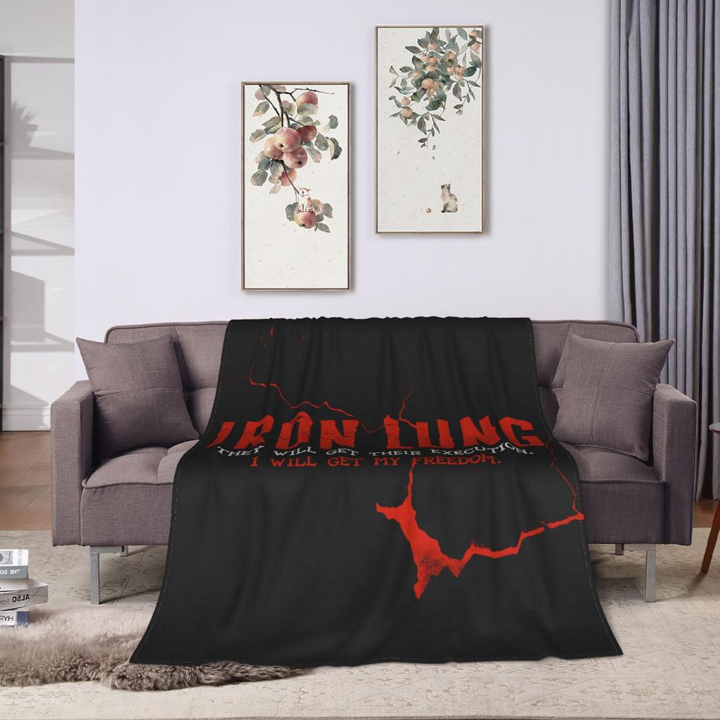 Horror Game Iron Lung Blankets Quality Soft  Throw Blanket Winter Students Bedroom Novelty Bedspread