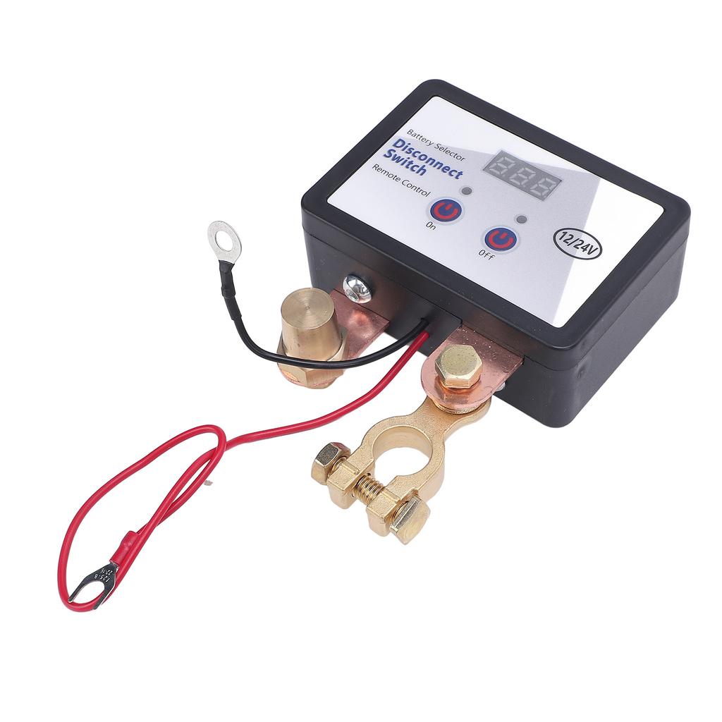 Remote Battery Disconnect Switch DC12 24V 240A Car Kill Switch Power Shut Off Cut Off Remote Control Switch for Auto