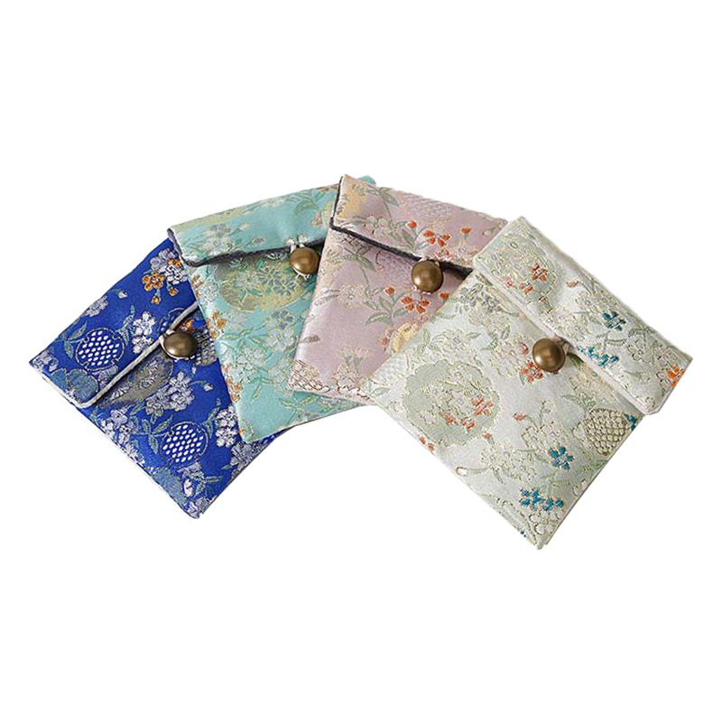 Látková Ručně šitá Taška Výšivková Kapsička Sáček na Šperky Dárková pro Ženy