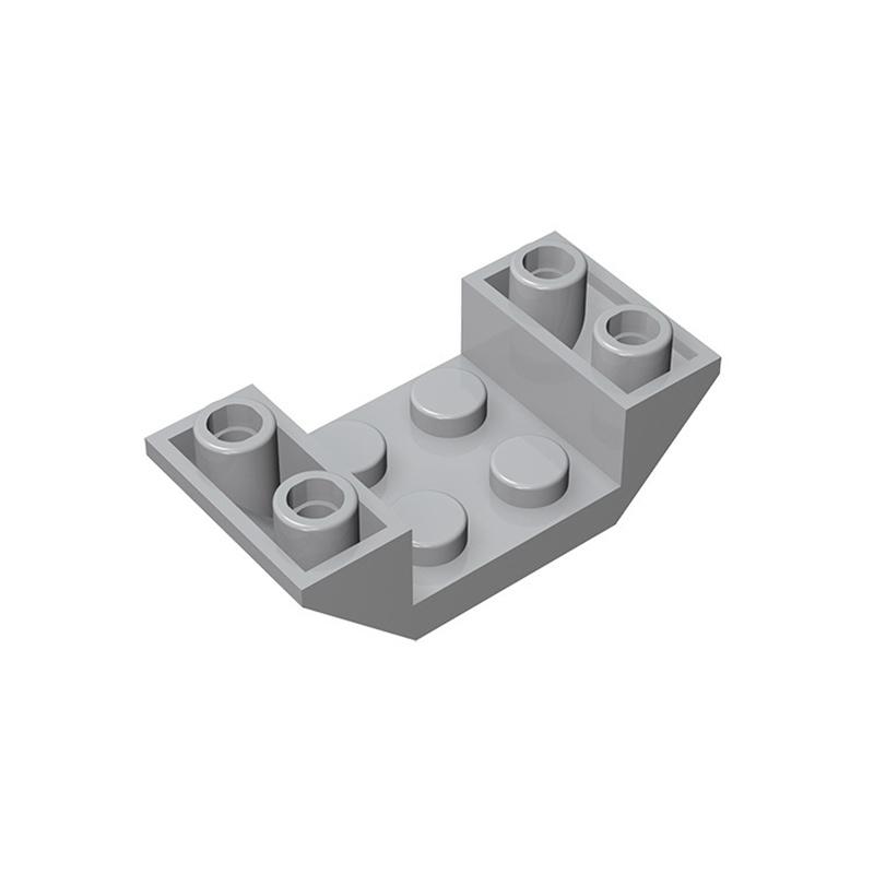 Non-Toxic 10Pcs 4871 Slope Inverted 45 4X2 Double With 2X2 Cutout Building Blocks Loose Parts Compatible With Bricks Children