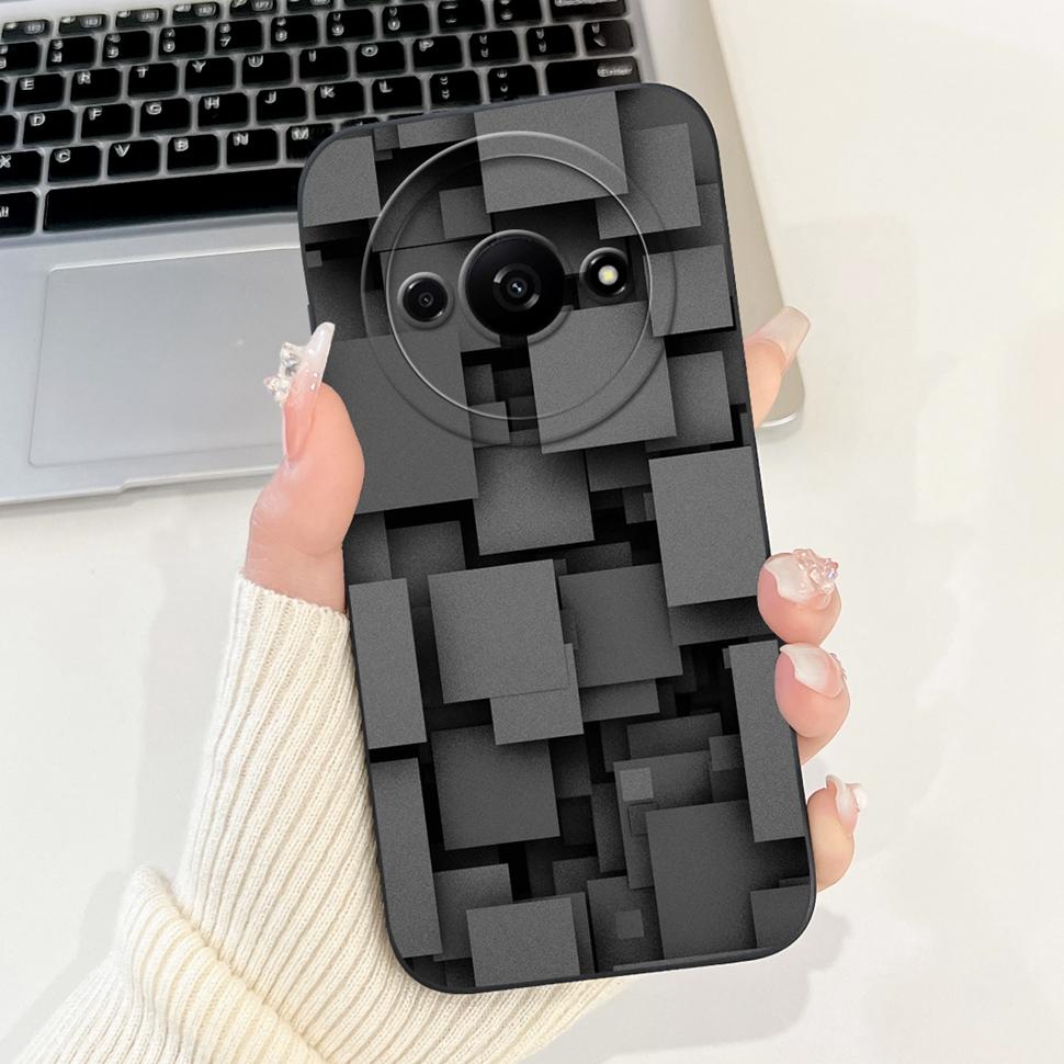 For Xiaomi Redmi A3 4G Case Luxury Art Painted Cover For Redmi A3 A2 A1 RedmiA3 RedmiA1 Phone Casing Soft Fundas ShockProof