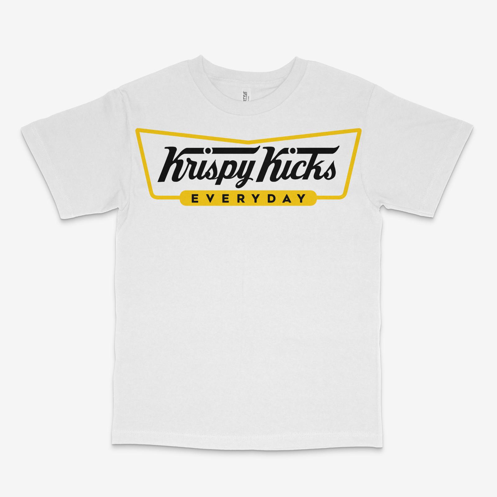 

Krispy Kicks Laney 14s White Tee 5XL різнокольоровий