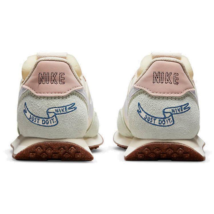 Nike  Waffle Trainer 2 Cork Women Sneakers Cream Cashmere Pink-Oxford DM7188-717