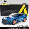 1/24 Ford Mustang GT Alloy Model with Sound & Light Features Premium Gift Box Packaging Ideal for Display, Collecting, or Gift Giving