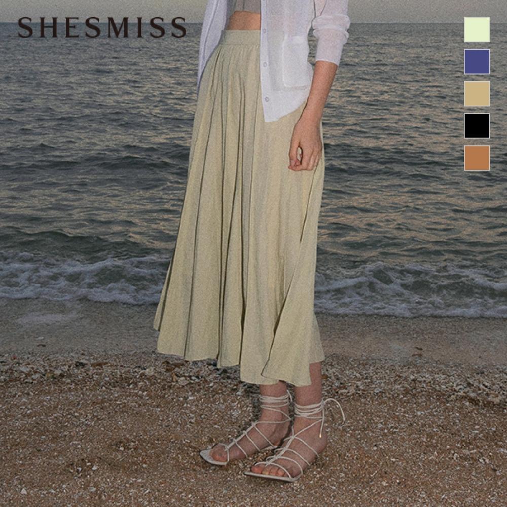 

She S miSS Pin Tuck Flare Skirt SwwSkn21020 Blue/55