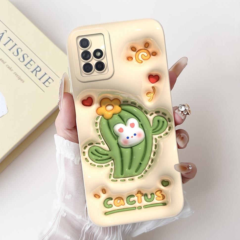 For Samsung Galaxy A71 Case Cute Panda Ultra Slim Soft TPU Back Cover Case For Samsung A71 A715F 4G Full Cellphone Phone Case