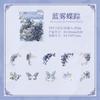 20pcs/1lot Kawaii Scrapbook Stickers Vine shadow edge carving Junk Journal Gold Planner Stationery Decorative