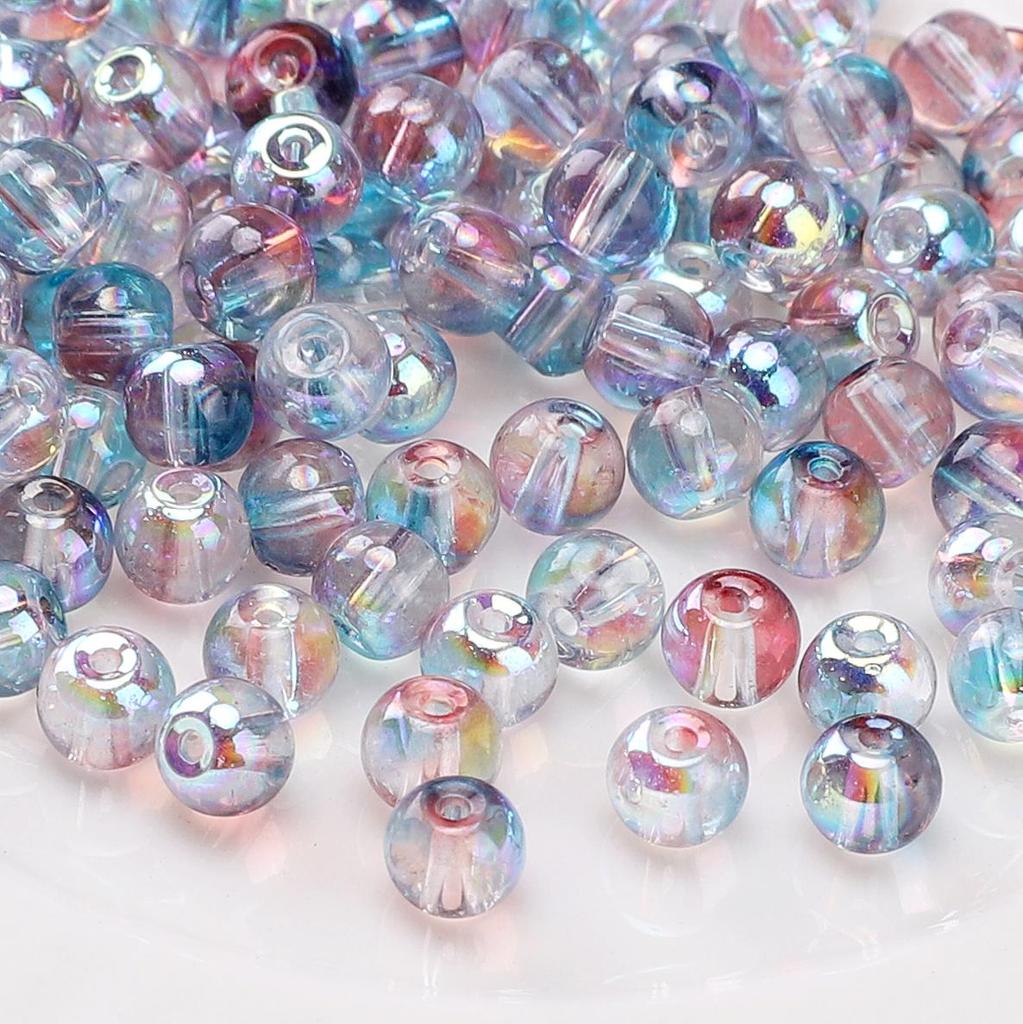Glass Czech Round Beads Advanced Gradient Color Seed Spacer Beads For Jewelry Making Accessories