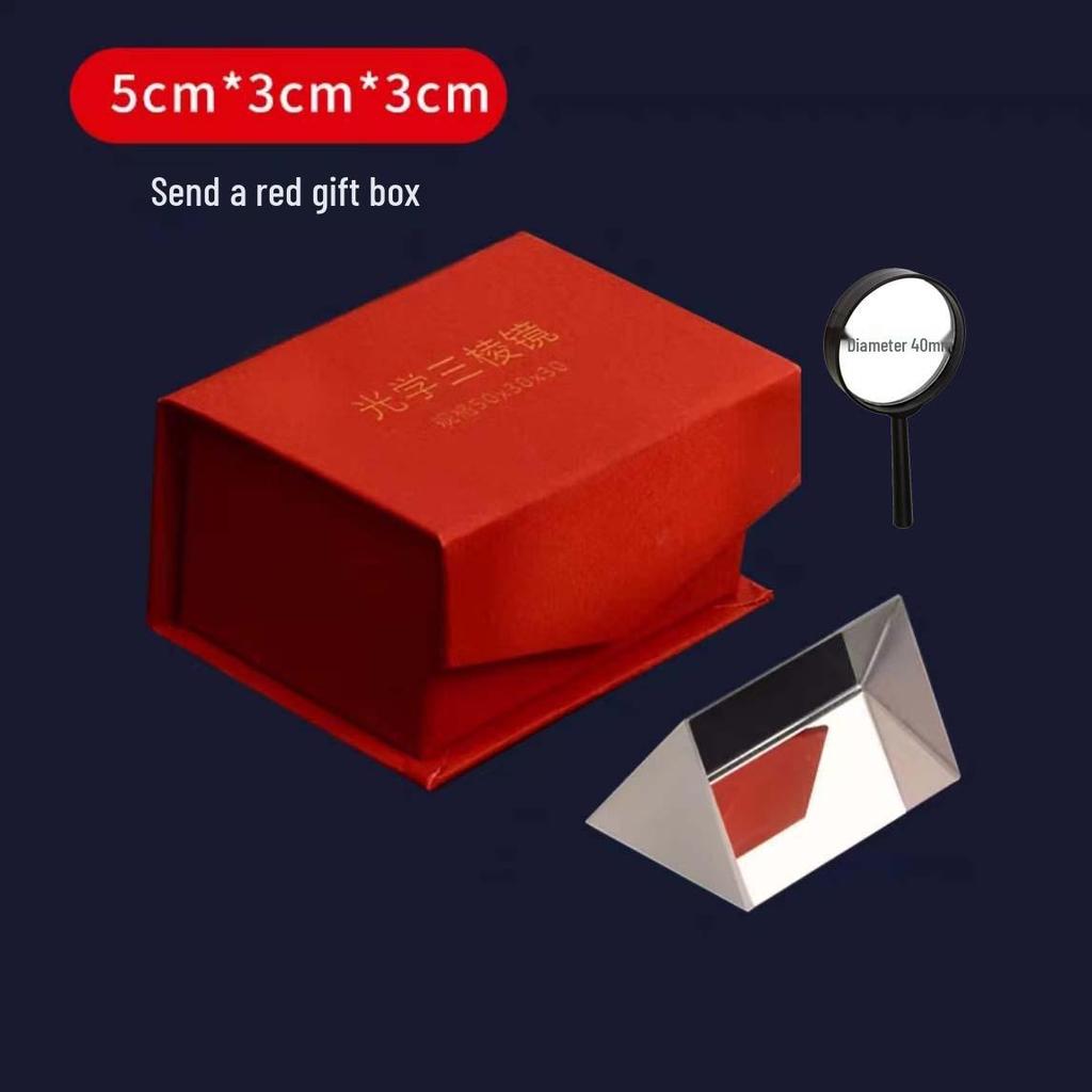 Regenbogen Optisches Glas Prisma für Fotografie & Physikunterricht - Erhältlich in großen & kleinen Größen.