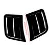 For Subaru Impreza WRX STI 2008-2014 1 Pair Front Left/Right Bumper Side Air Vent Cover Trim Glossy Black/ Carbon Fiber Look