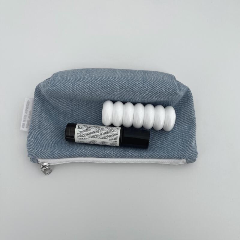 Denim Triangle Pouch (4 Colors)