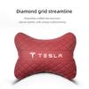 AMG1 Car Seat Neck Pillow Lumbar Back Support Car Headrest Cushion Key For Tesla Model 3 Y Coil Bonina Cybertruck X Juguete Roadster