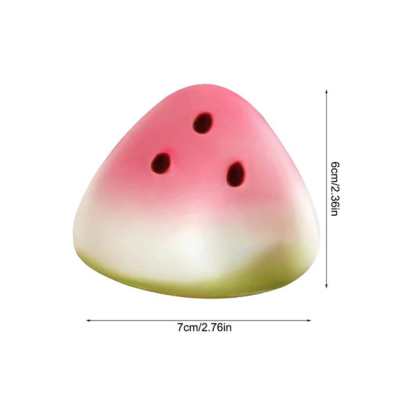 2/4Pcs Watermelon Sensory Fidget Toy Anti-Stress Fruit Pinch Squeeze Toy Gift Kids Birthday Party Favors Goodie Pinata Fillers