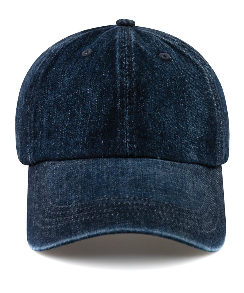 Chaebteo Signature Denim Ball Cap - Indigo Blue