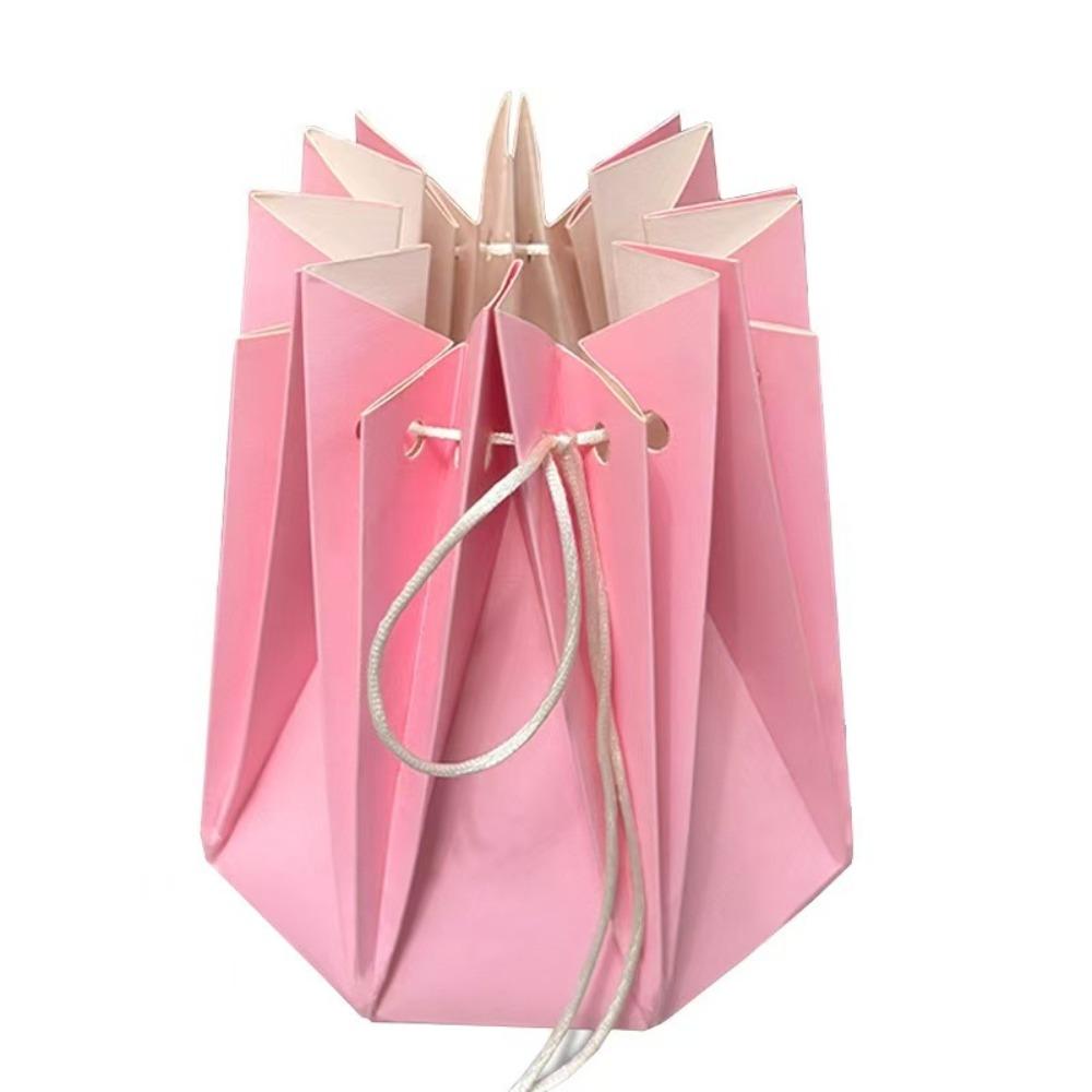 10Pcs Hand-folded Flower Gift Box Paper Floral Wrapping Box Flower Arrangement Box Valentine's Day