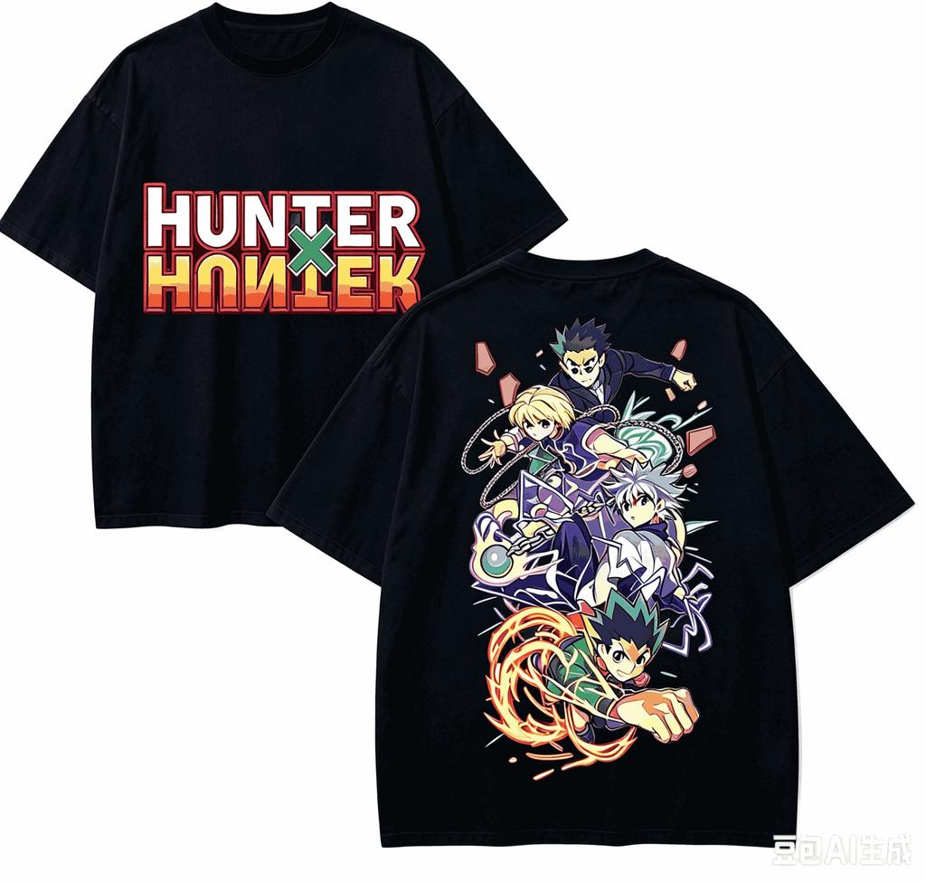 Hunter X Hunter Anime Lover TShirt Harajuku Cotton NewModel High Street Oversized Unisex Soft Short Sleeves Classic Breathable