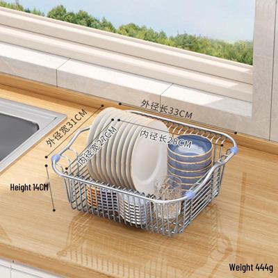 TLXT 304 Stainless Steel Over-Sink Dish Drainer