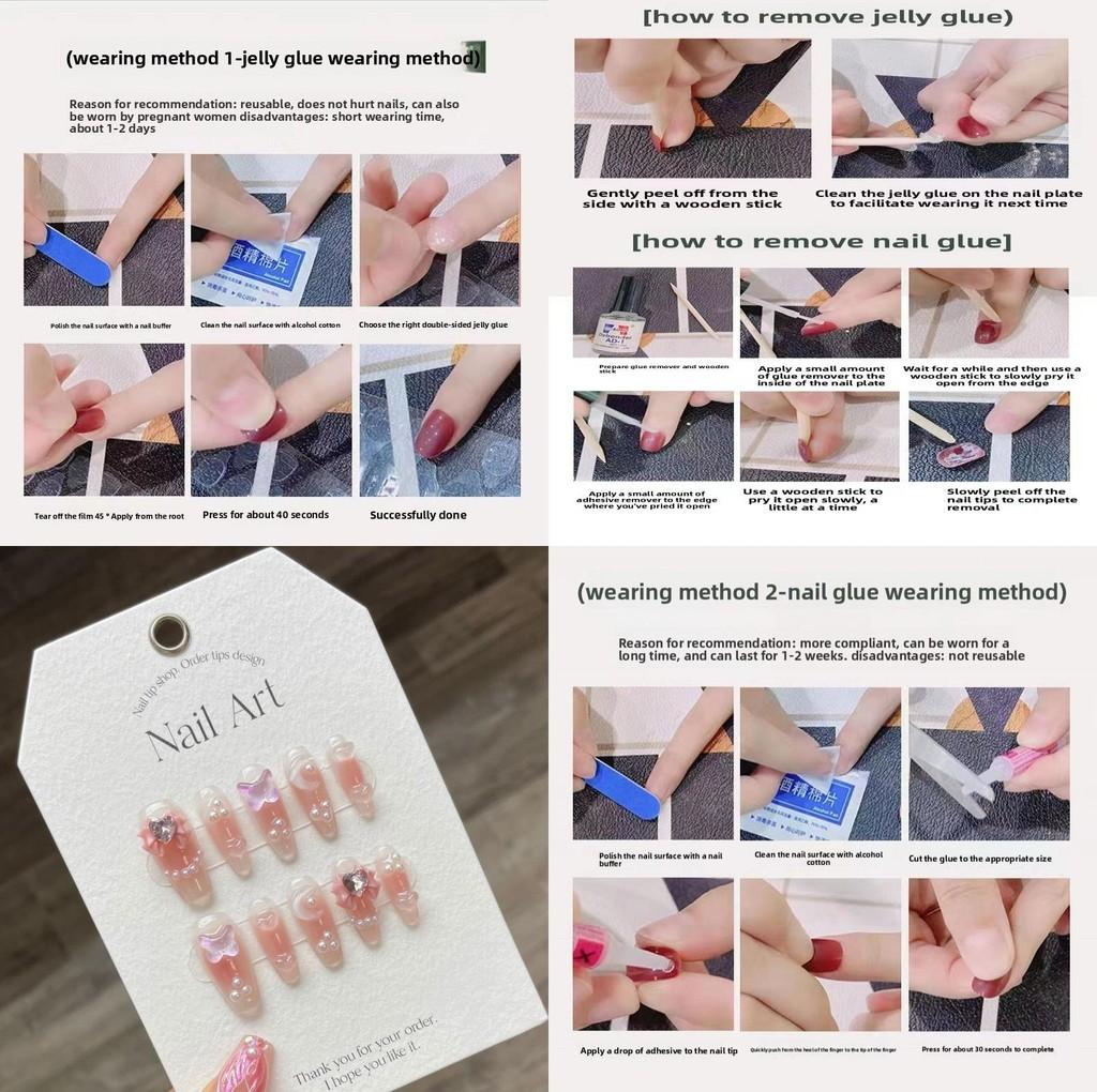 Stylish Heart-throbbing Butterfly Nail Decals Sweet And Alluring Designs