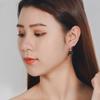 PONYKISS  Sterling Silver Prevent Allergy Drop Earrings for Women Trendy Small Square Fine  Accessories Gift