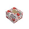 WTEMPO Foldable DIY Valentine's Day Heart-shaped Design Clear Window Gift Boxes Festive Party Mini Gifts Universal Packaging Paper Boxes